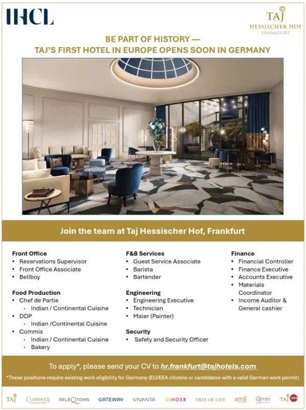 Various Position Taj Frankfurt