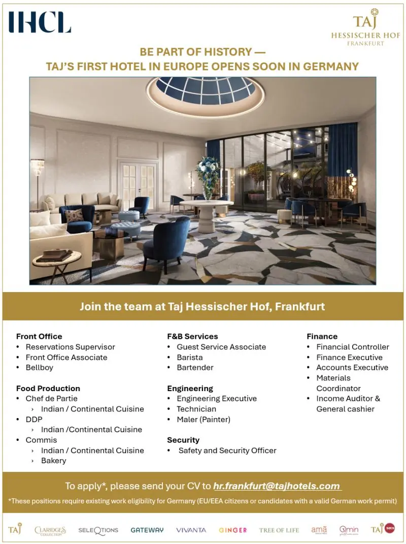 Various Position Taj Frankfurt