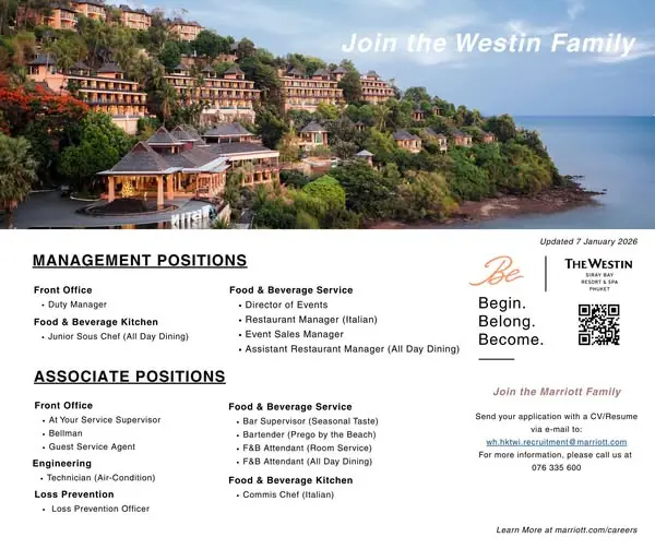 Various Position Westin Phuket