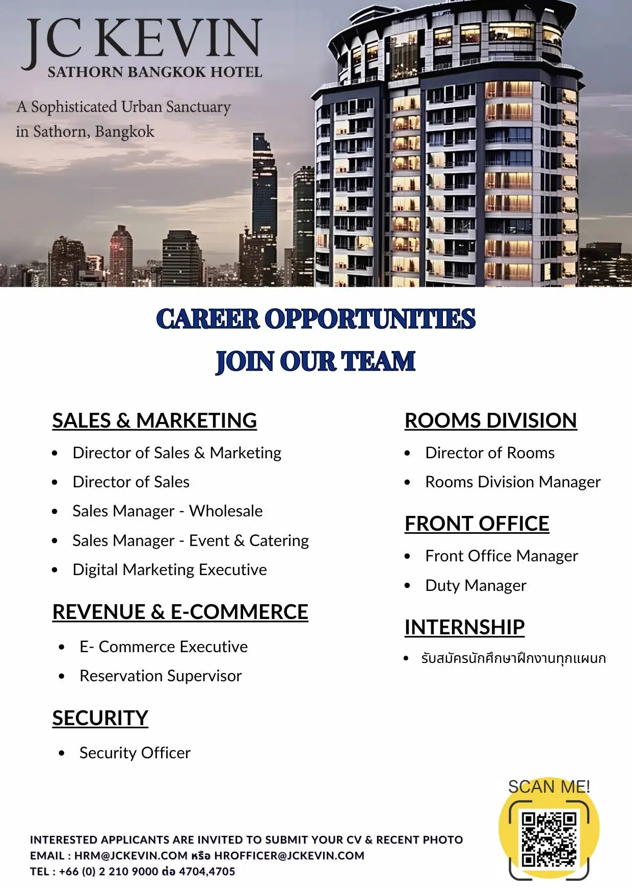 Various Position JCKevin BKK 1