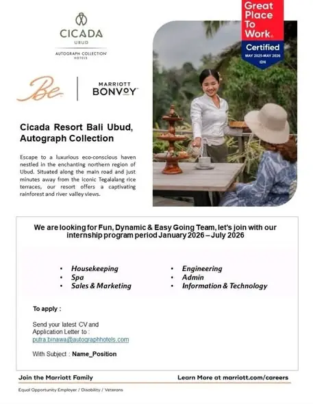 Internship Cicada Bali