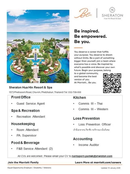 Various Position Sheraton Hua Hin