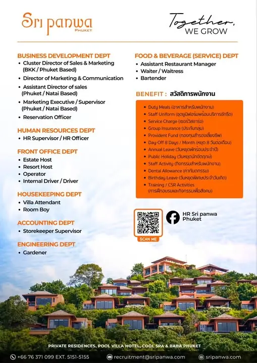 Various Position Sri Panwa Phuket