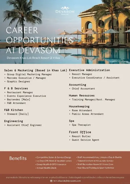 Various Position Devasom Thai