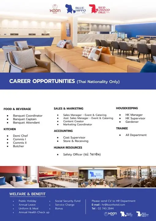 Various Position Koon Hotel Thai