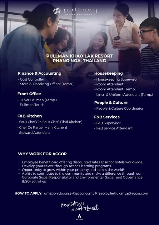 Various Position Pullman Khao Lak