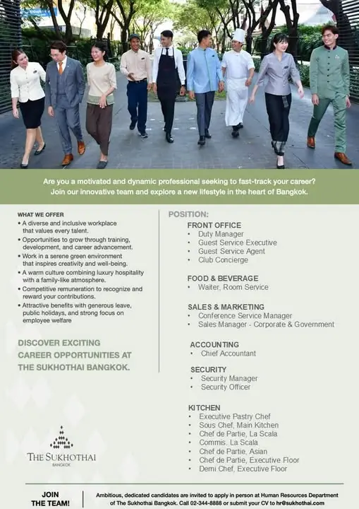 Various Position The Sukothai Thai