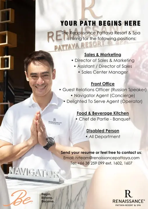 Various Position  Renaissance Pattaya