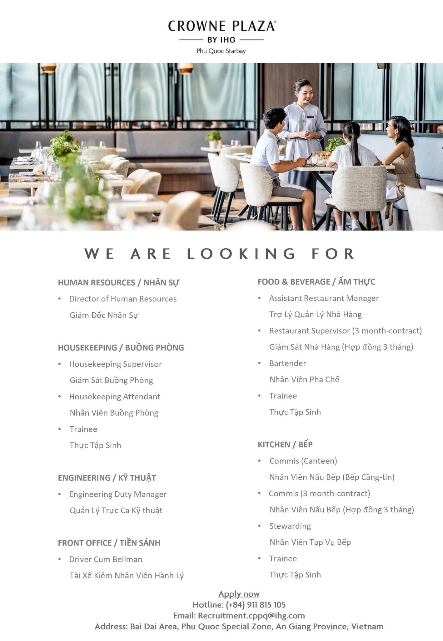 Various Position Phu Quoc Crowne