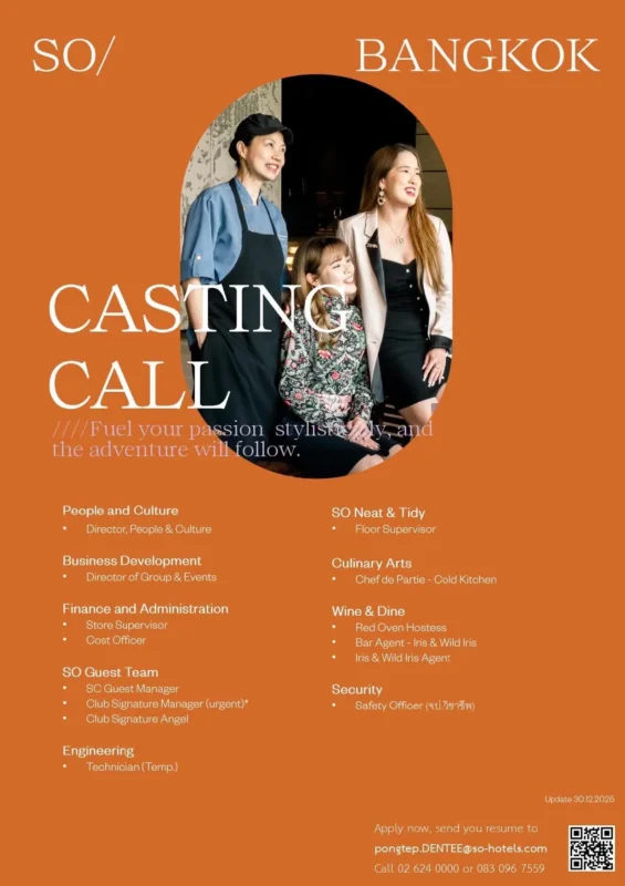 Various Position SO BKK