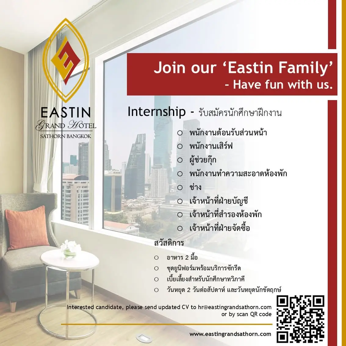 Internship Eastin Bkk