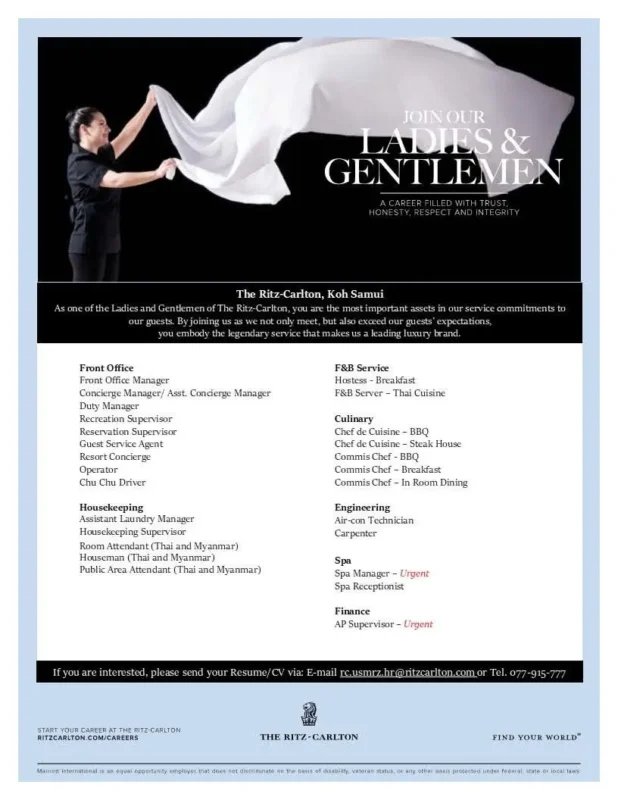 Various Position Ritz Samui