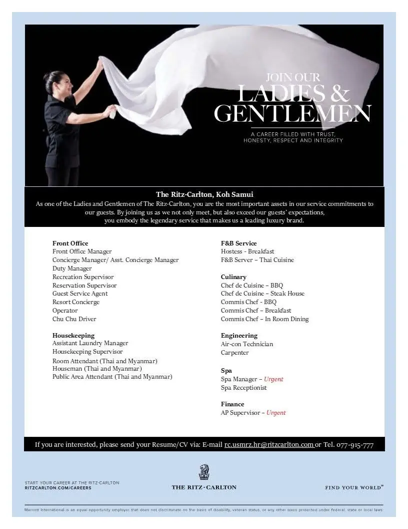 Various Position Ritz Samui