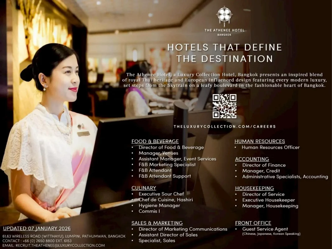 Various Position The Athenee BkK