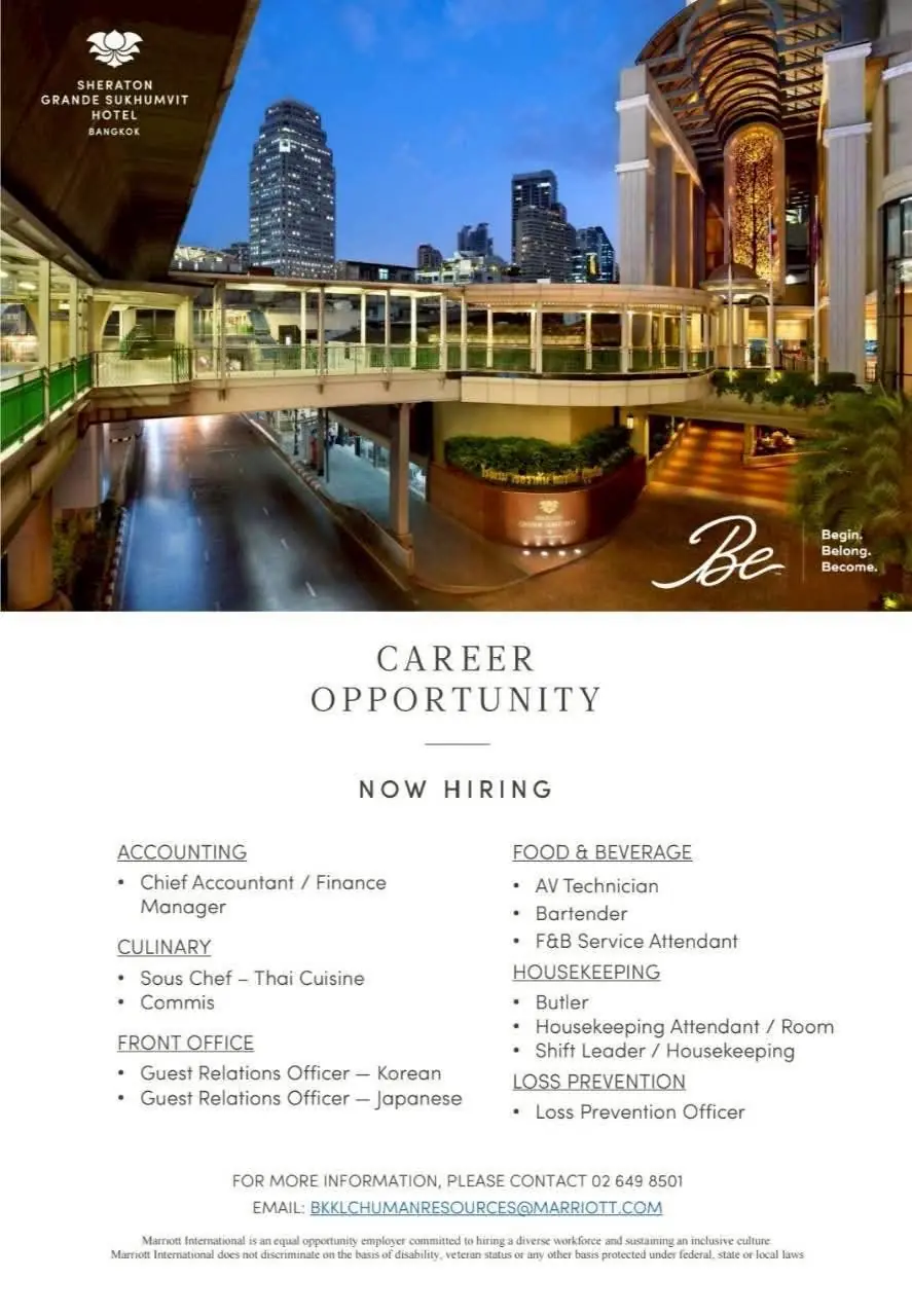 Various Position Sheraton