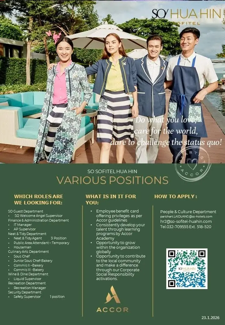 Various Position Sofitel Hua Hin