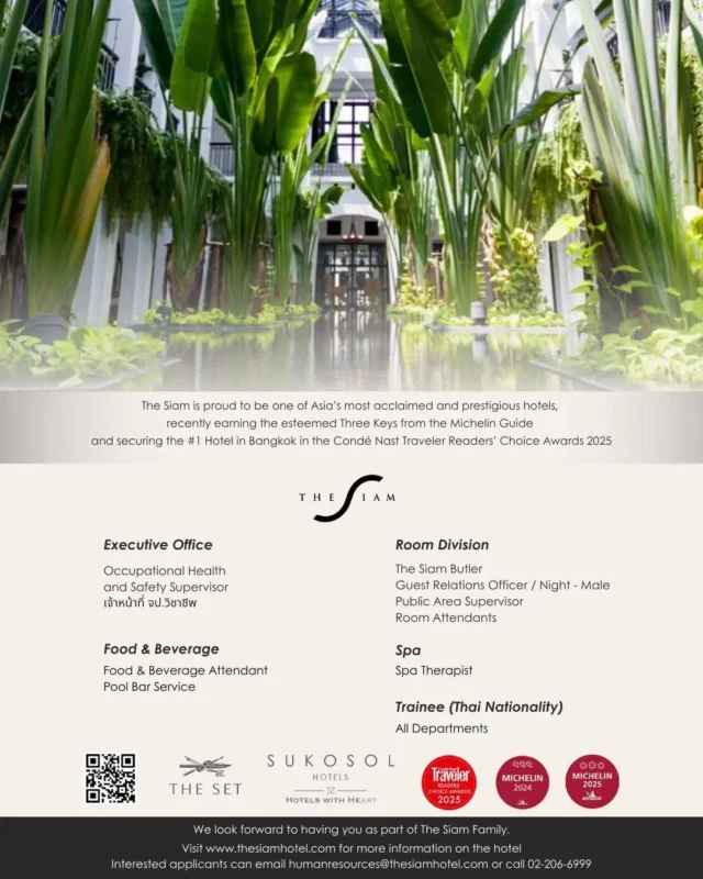 Various Position  The Siam Thai