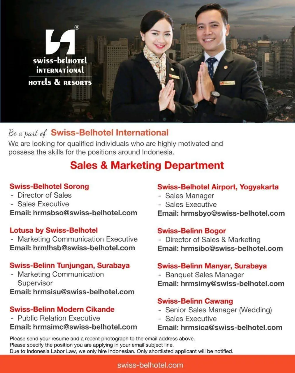 Various Position  Swissbell Indonesia 3