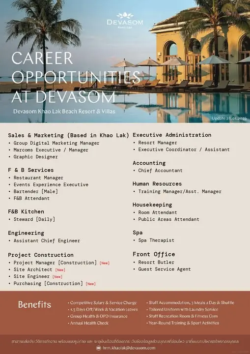 Various Position Devasom Khao Lak