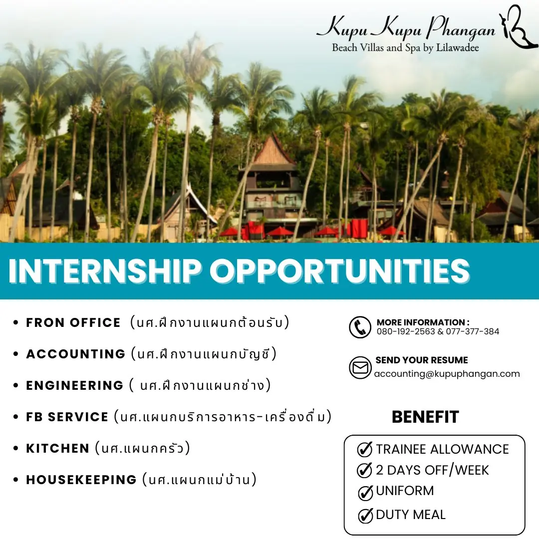 Internship Beach Villa KUL