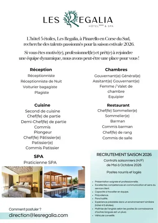 Various Position Les Regalia Corse