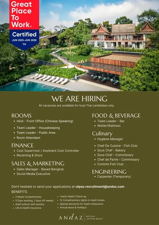 Various Position Andaz Pattaya