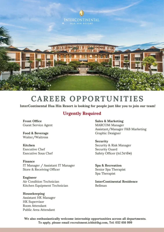 Various Position IC Hua Hin