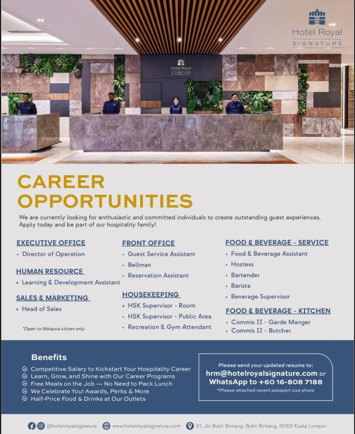 Various Position  Royal Signature