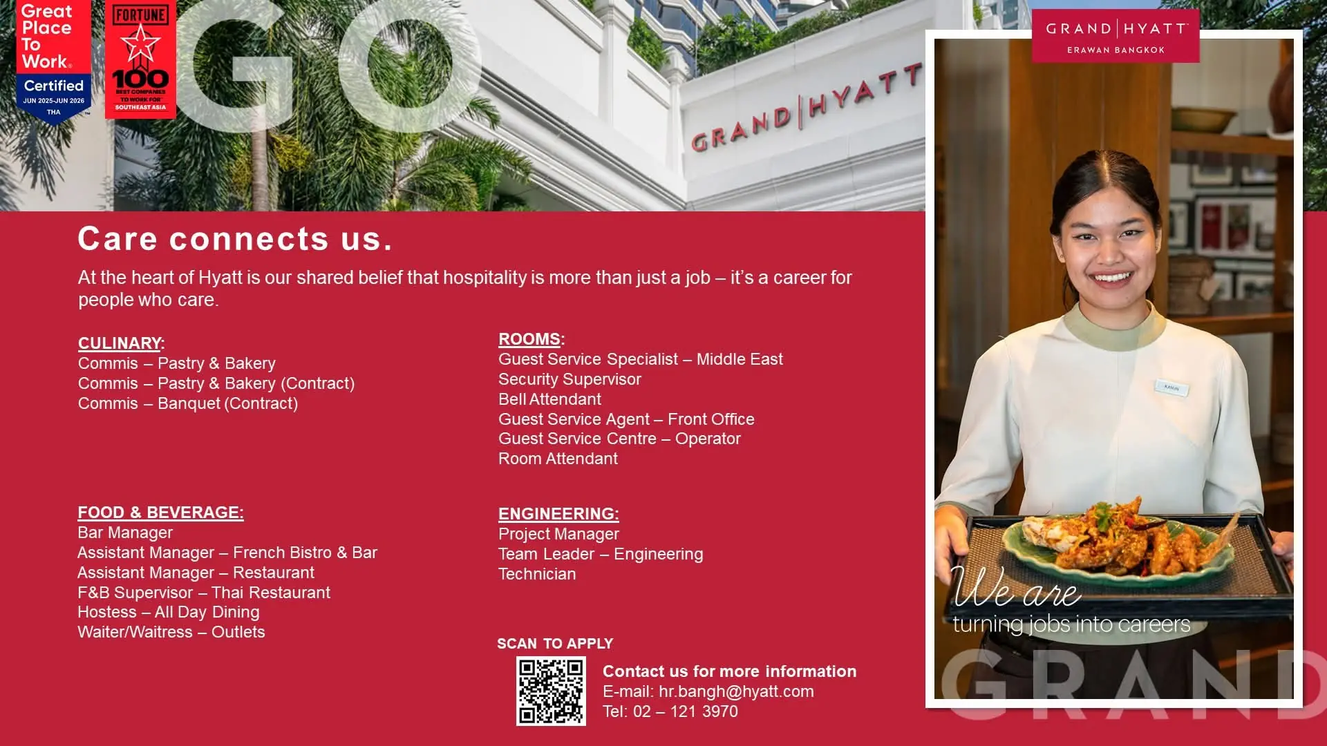 Various Position Hyatt Bkk 1