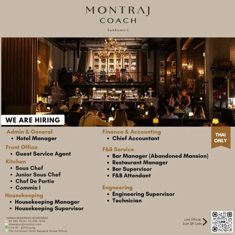 Various Position Montraj Bkk