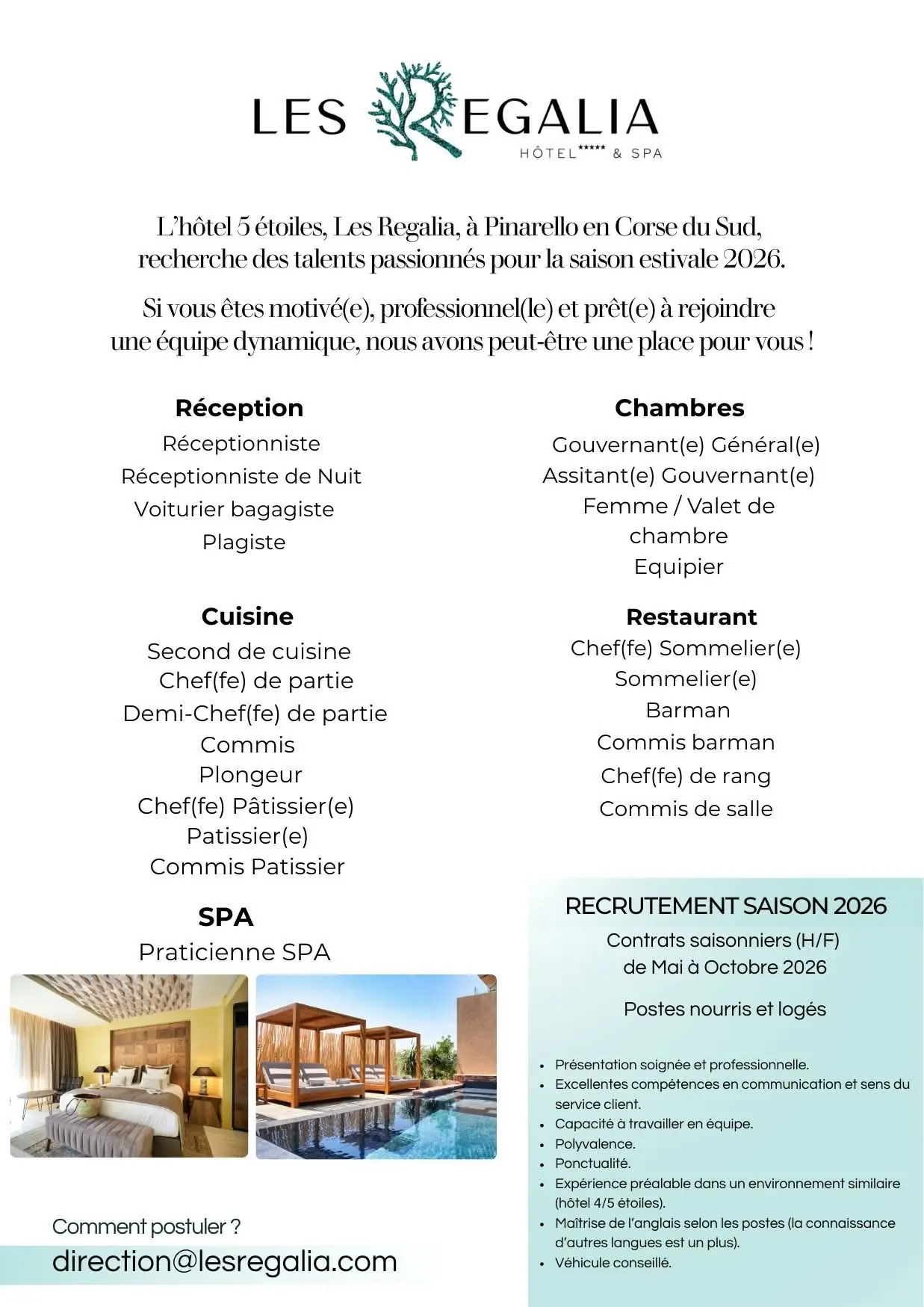 Various Position Les Regalia Corse