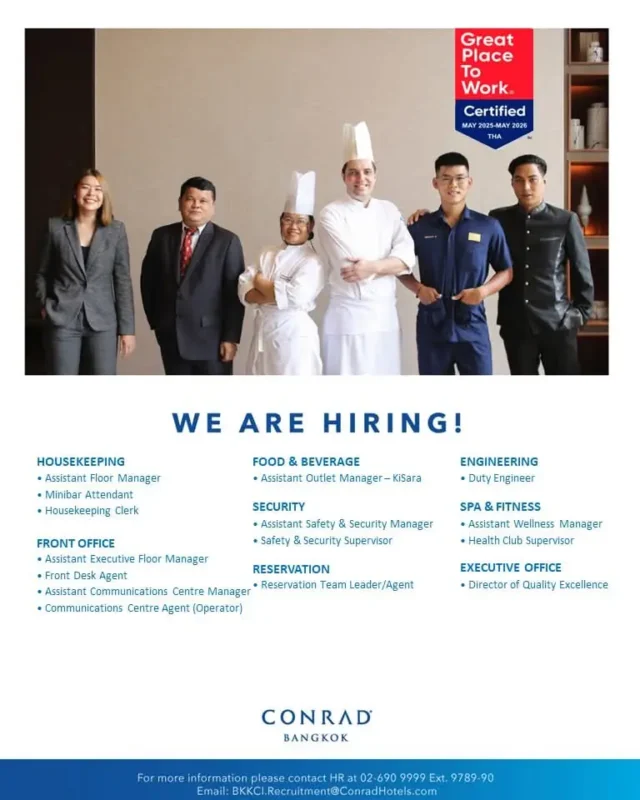 Various Position Conrad Bkk