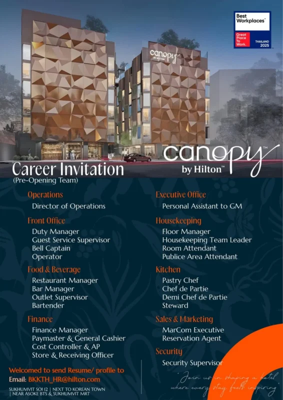 Various Position Canopy Thai