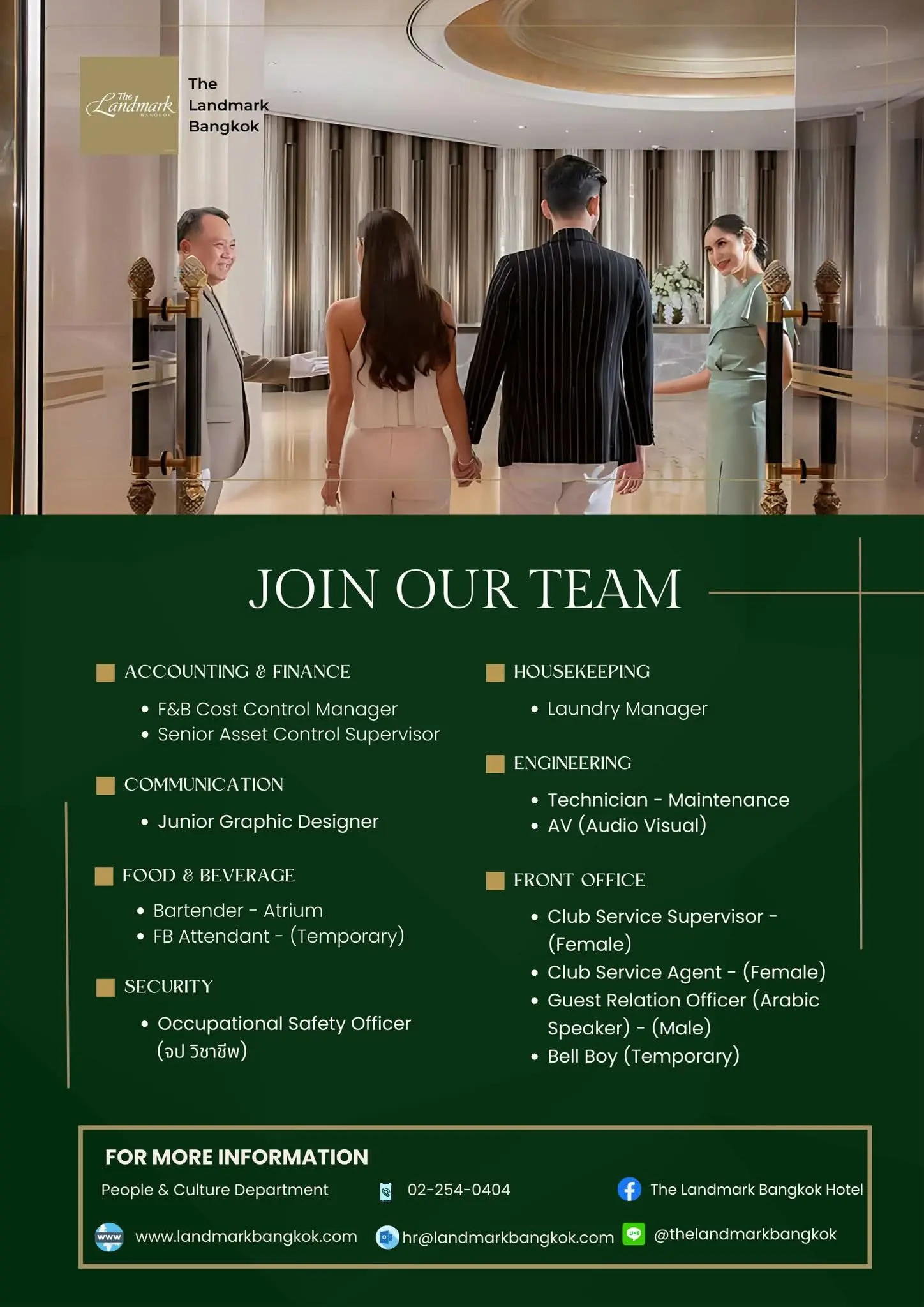 Various Position Landmark Bkk