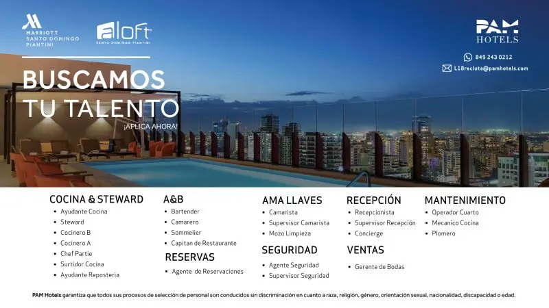 Various Position Aloft Santo Domingo