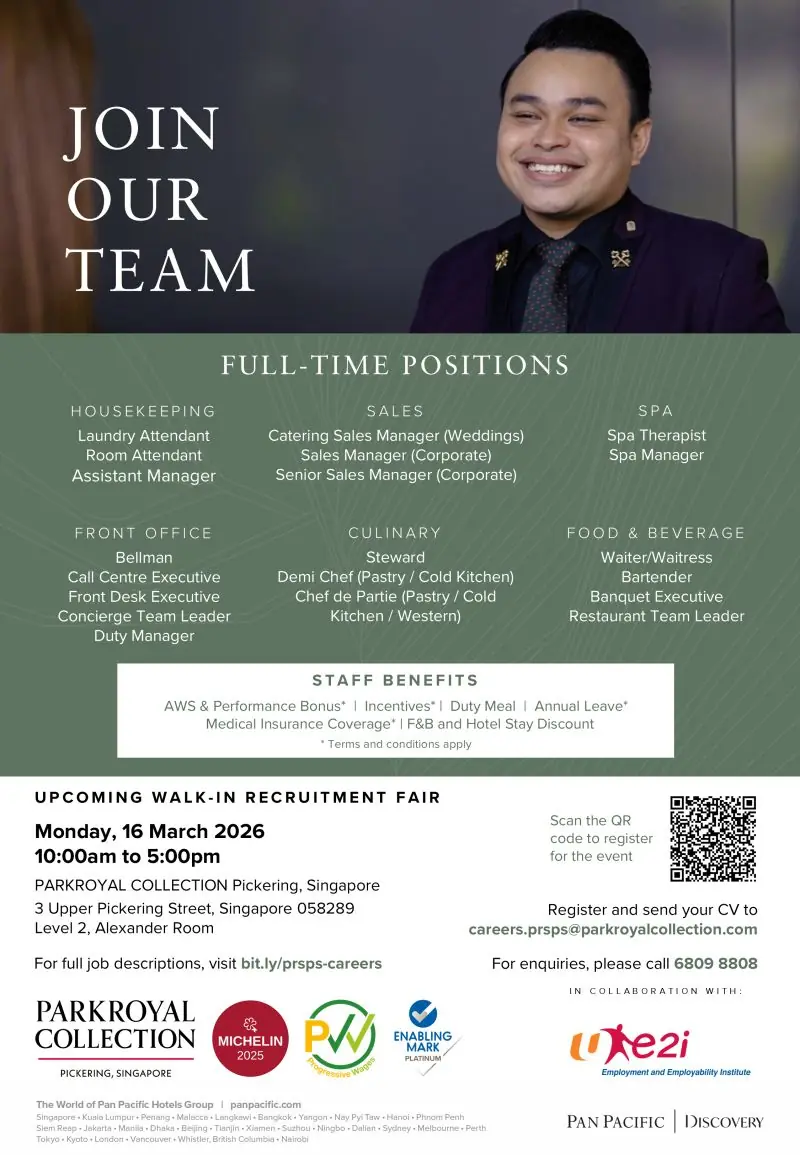 Jobs Fair Park Royal Singapore