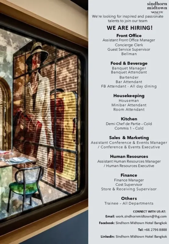 Various Position Sindhorn Bkk