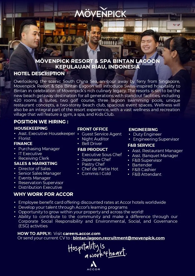 Various Position  Movenpick Riau