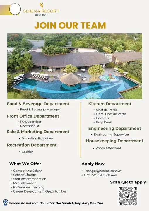 Various Position Serena Resort