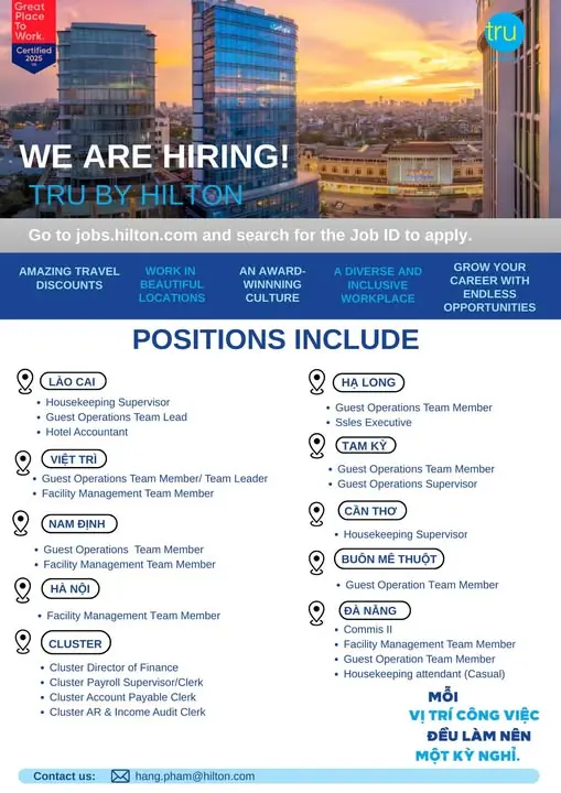 Various Position Tru By Hilton Viet