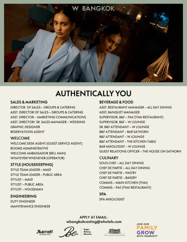 Various Position W Bkk