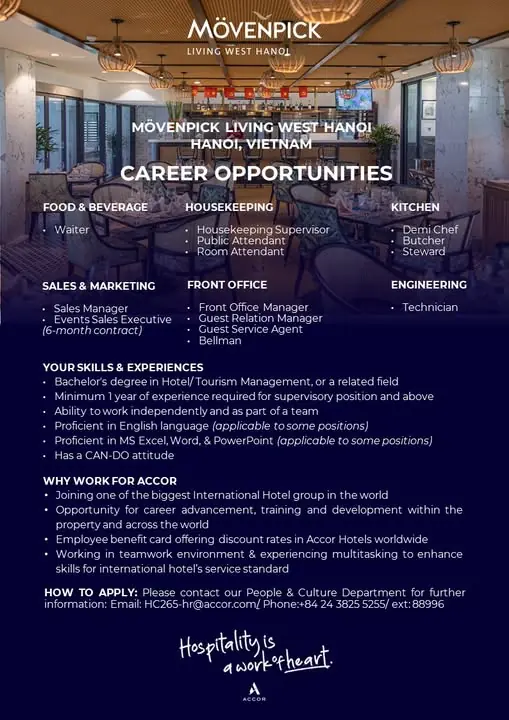 Various Position Movenpick Hanoi