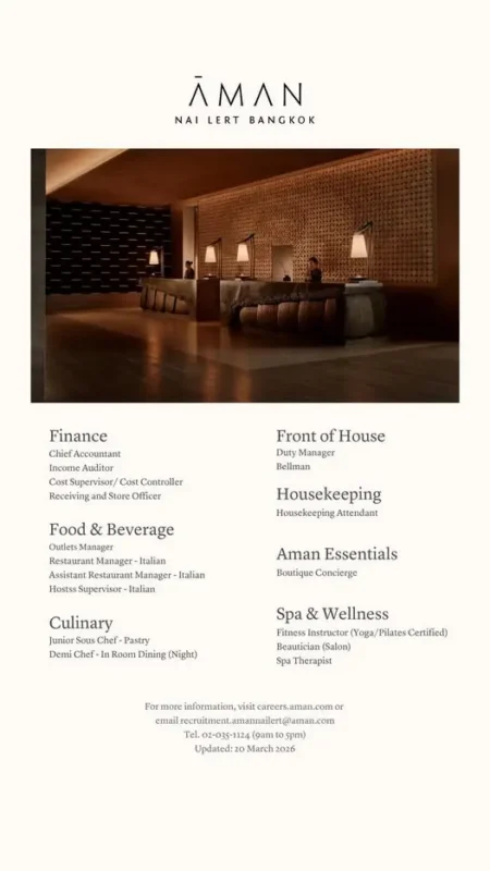 Various Position Aman BKK