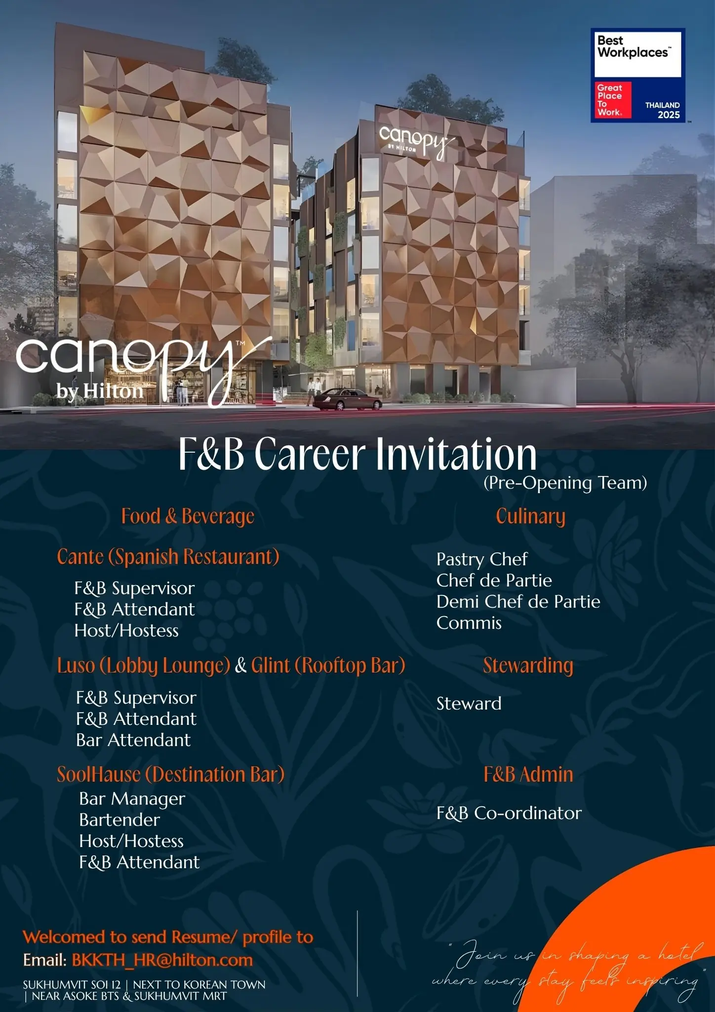 Various Position Canopy Bkk 1