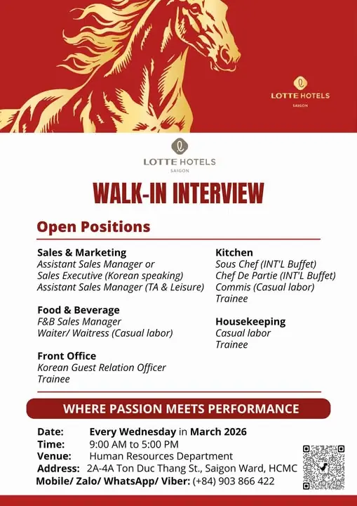 Various Position Lotte Saigon