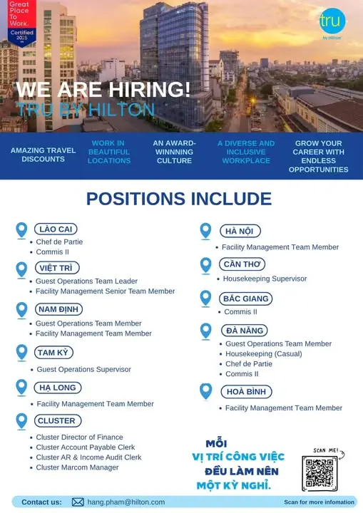 Various Position Hilton Vietnam