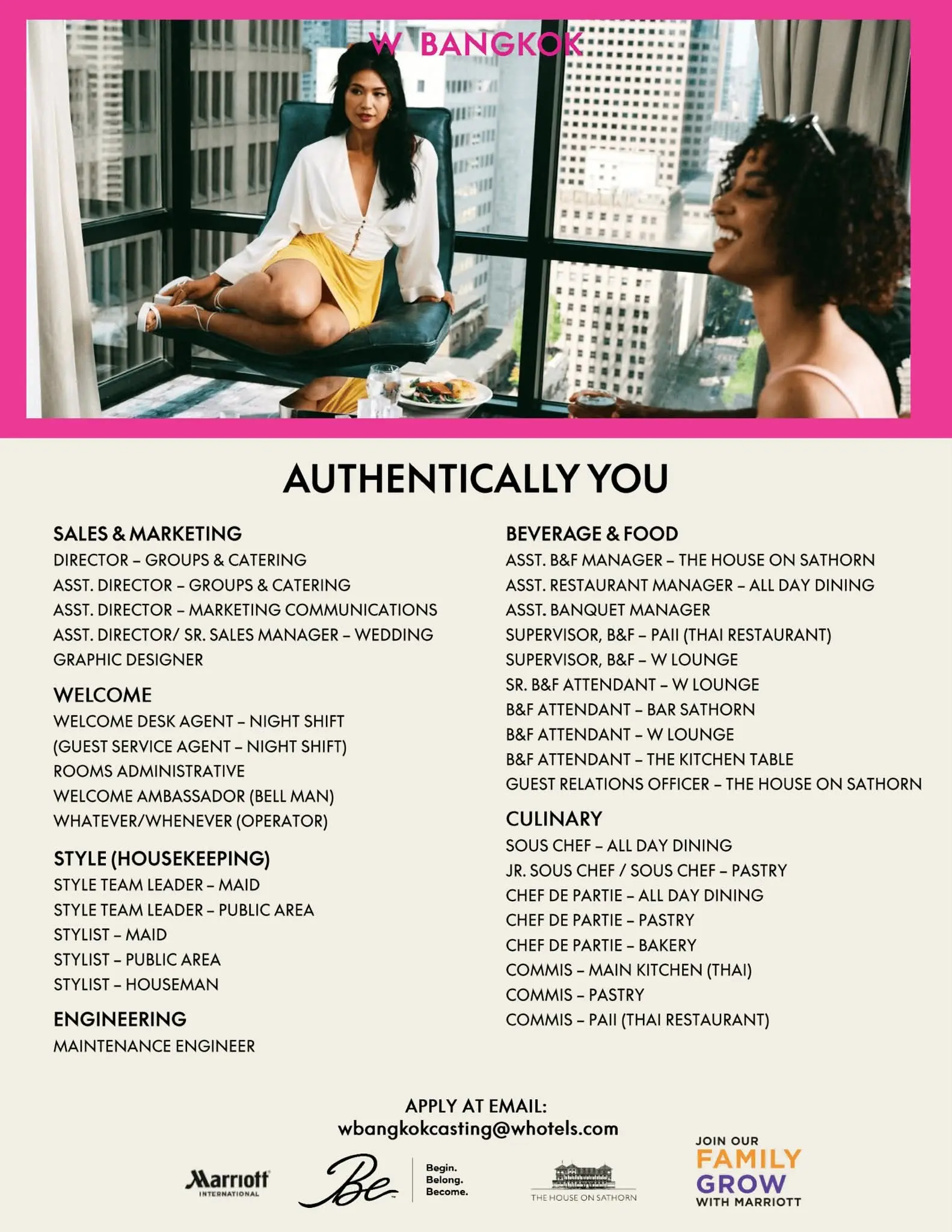 Various Position W Bkk