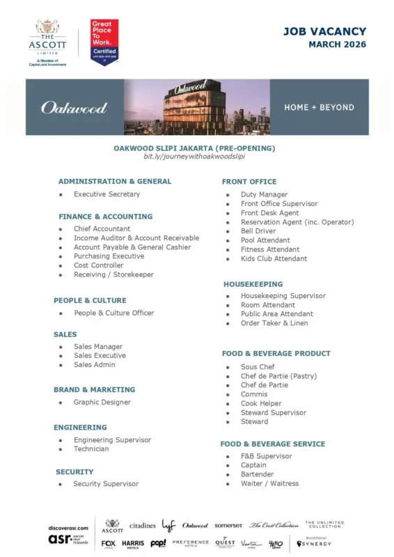 Various Position Oakwood Jkt