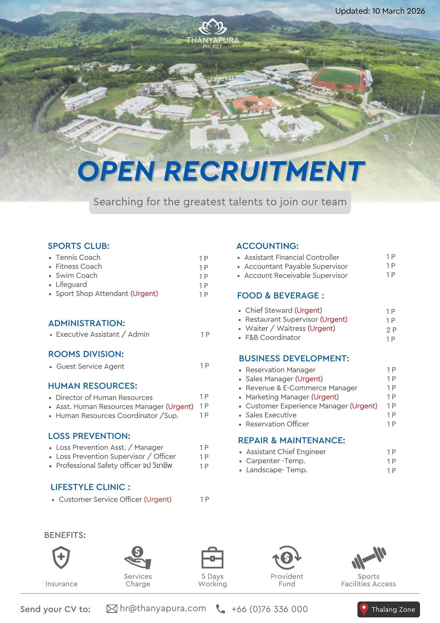 Various Position Thanyapura