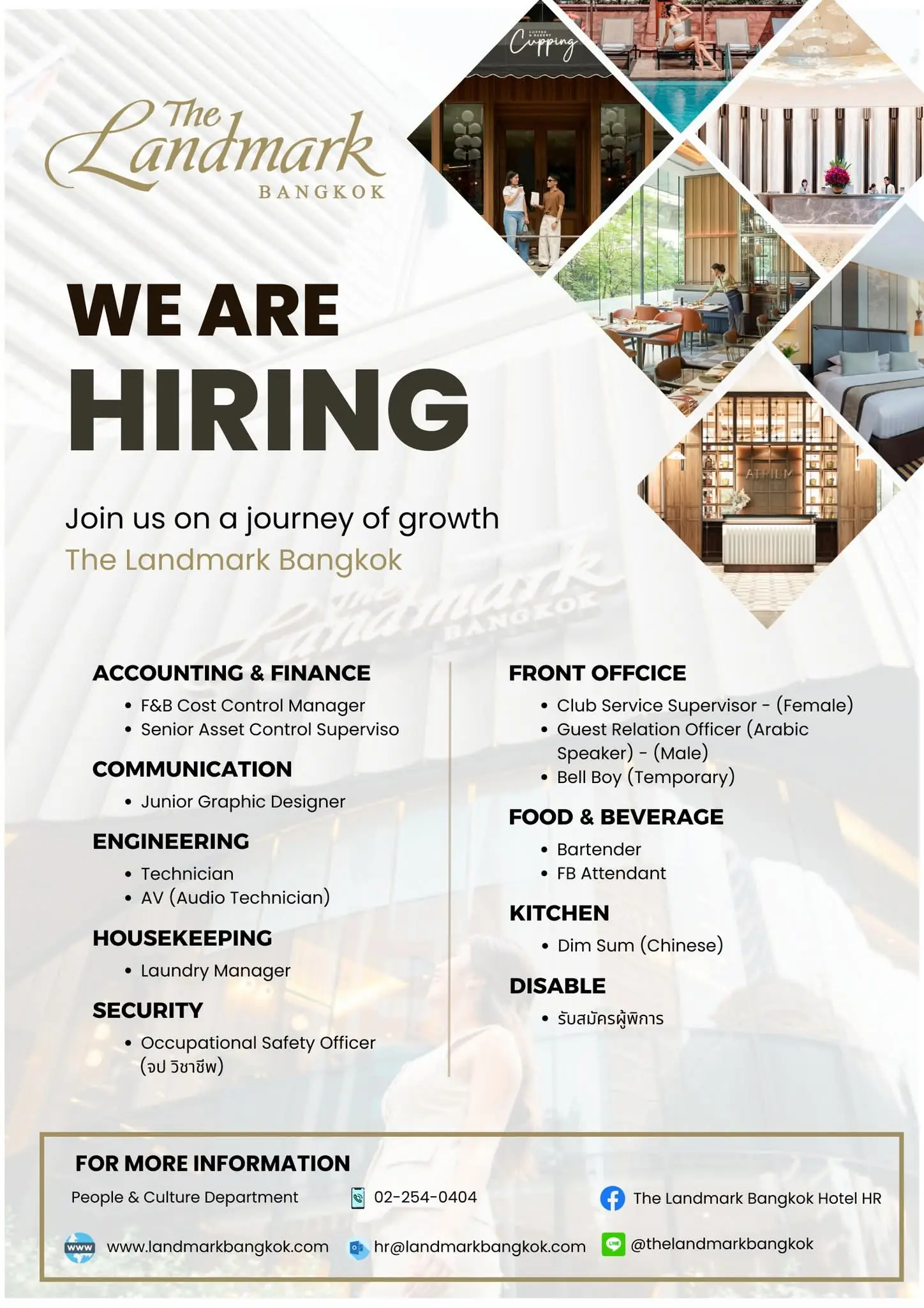 Various Position Landmark Bkk